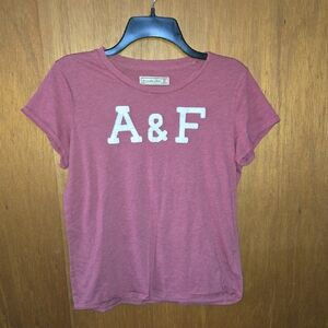 Abercrombie & Fitch Pink Short Sleeve Tee
